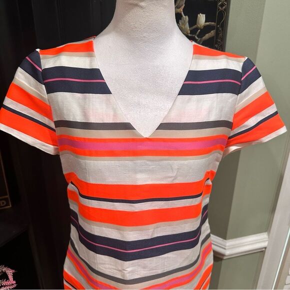 Vilagallo Striped Shift Dress | Size 40 (Approx. US 8)
Made in Portugal - Picture 2 of 10